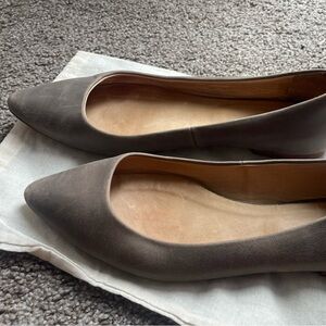Nisolo Gray Minimalist Flats